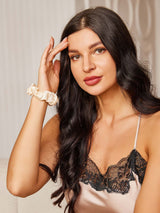 [Lys Beige] SilkSilky-DK Scrunchie 002