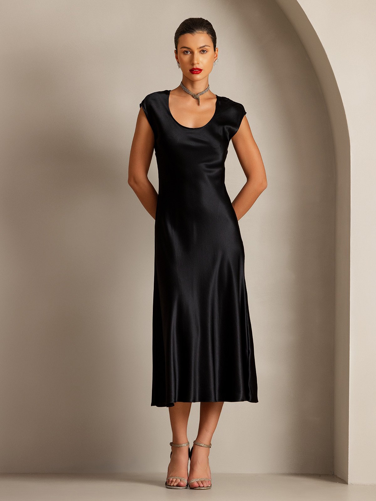 [Sort] SilkSilky-DK 19Momme Silke Dress 001