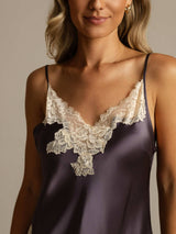 [Lilla Grå] SilkSilky-DK Silke Nightgown 004,