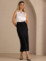 [Sort] SilkSilky-DK Nederdel 005