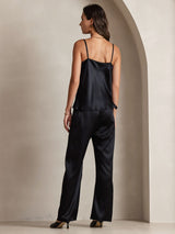 [Sort] SilkSilky-DK Spaghetti Strap Cowl Neck Camisole Top 002
