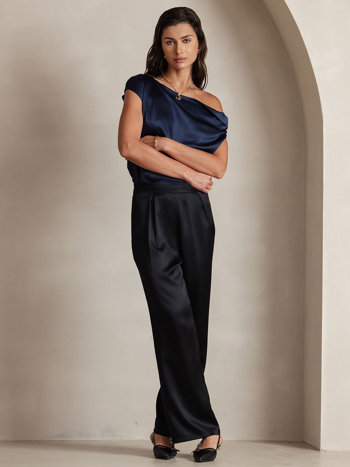 [Sort] SilkSilky-DK 19Momme Silke Womens Pants 007