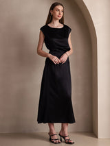 [Sort] SilkSilky-DK 19Momme Nederdel 004