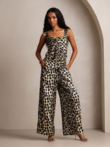 [Leopard] SilkSilky-DK Camisole Set 006,