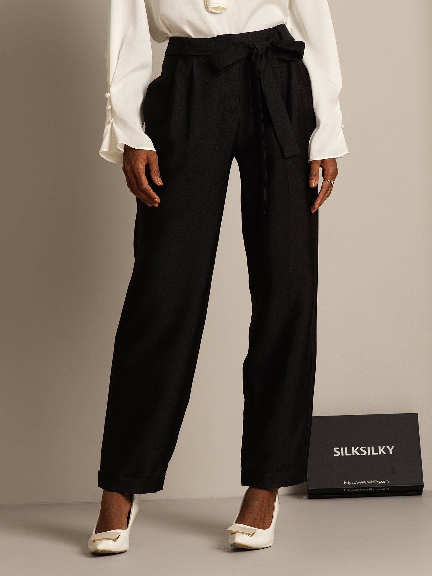 [Sort] SilkSilky-DK 32Momme Silke Womens Pants 006,