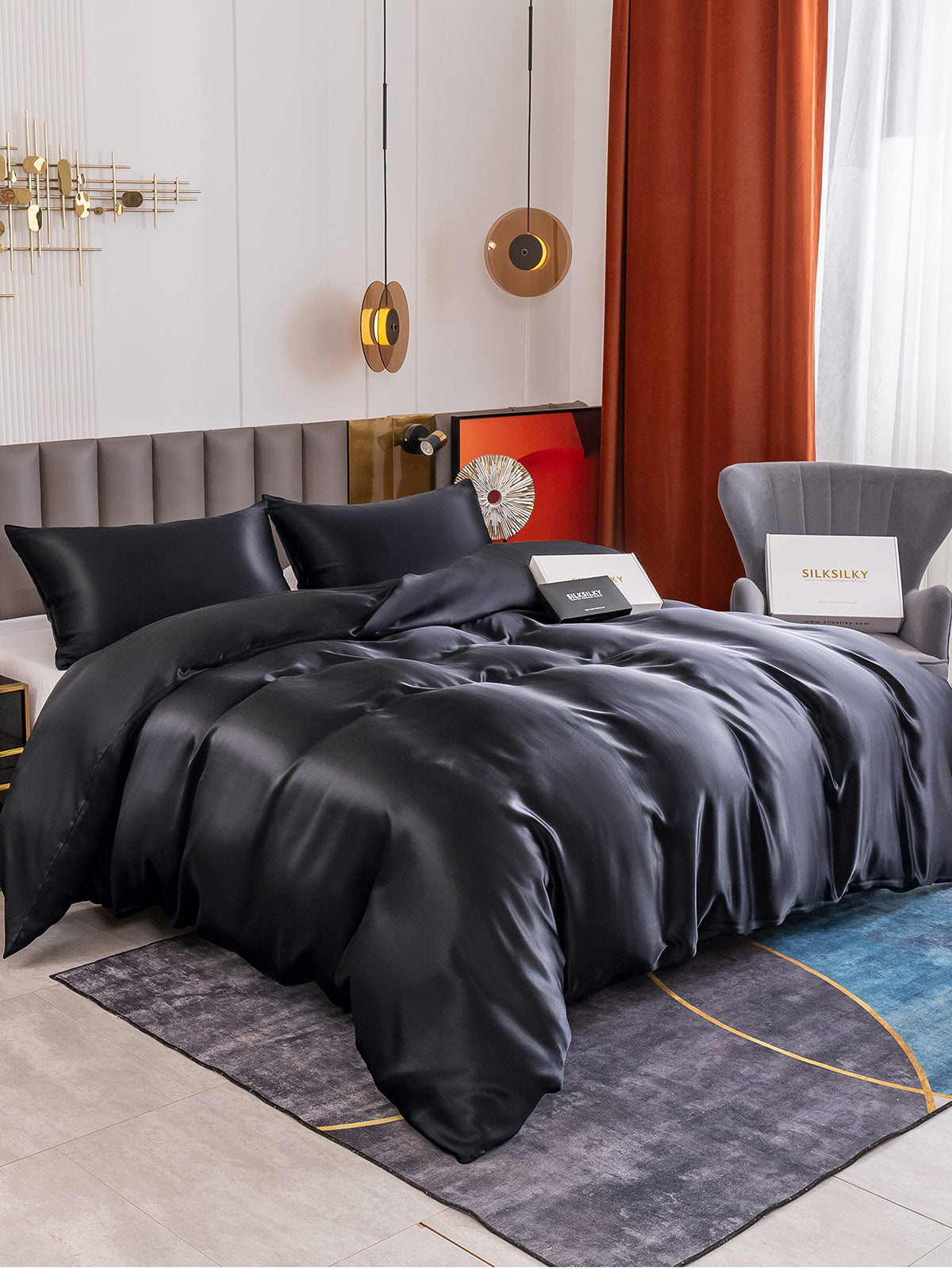[Sort] SilkSilky-DK 19Momme Bedding Set 001