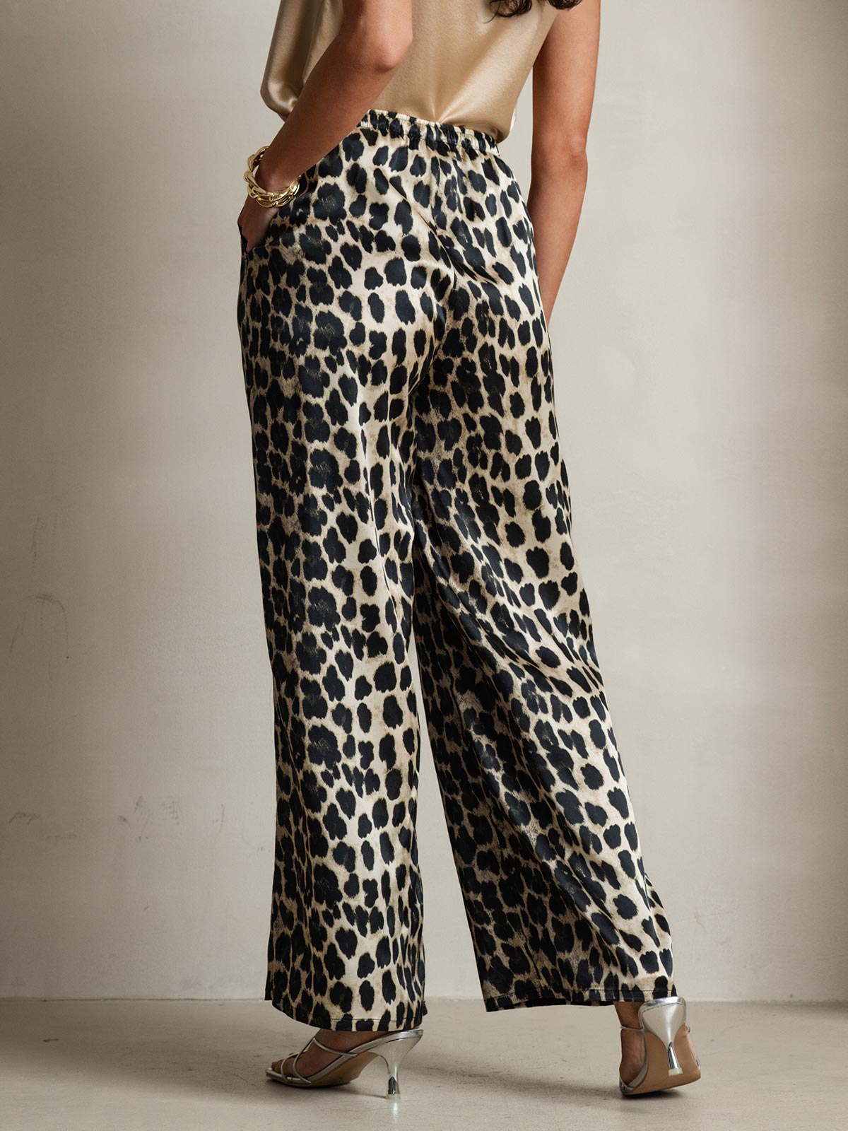 [Leopard] SilkSilky-DK Womens Pants 002