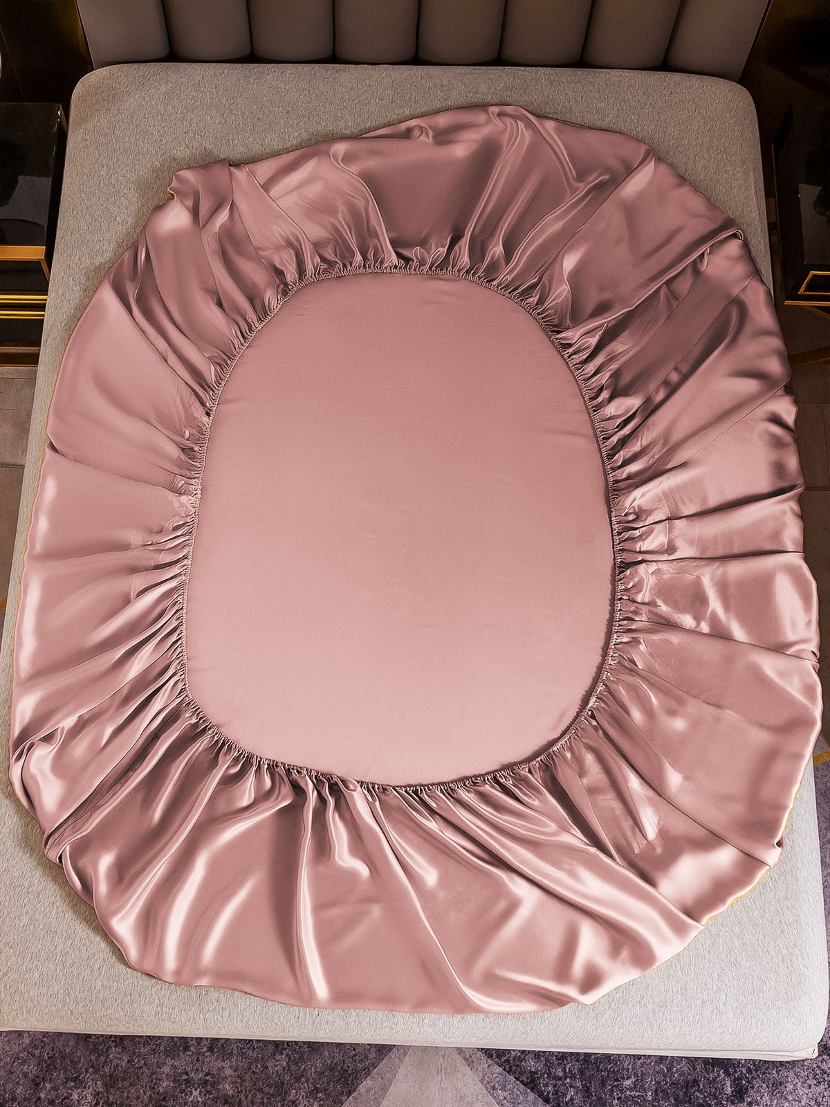 [Bleg Mauve] SilkSilky-DK 19Momme Bedding Set 005