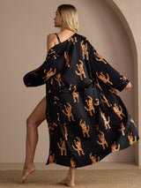 [Sort Tiger] SilkSilky-DK Long Sleeve Womens Robe 002