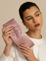 [BlegMauve+LysPink] SilkSilky-DK Øjenmaske 003
