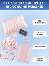 [Lyserød] SilkSilky-DK 19Momme Pillowcase Set 002