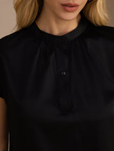 [Sort] SilkSilky-DK Short Sleeve Blouse 004