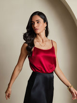 [Vin] SilkSilky-DK Spaghetti Strap Camisole Top 001