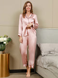 SilkSilky-DK Revers Dame Pyjamas Lyserød 001