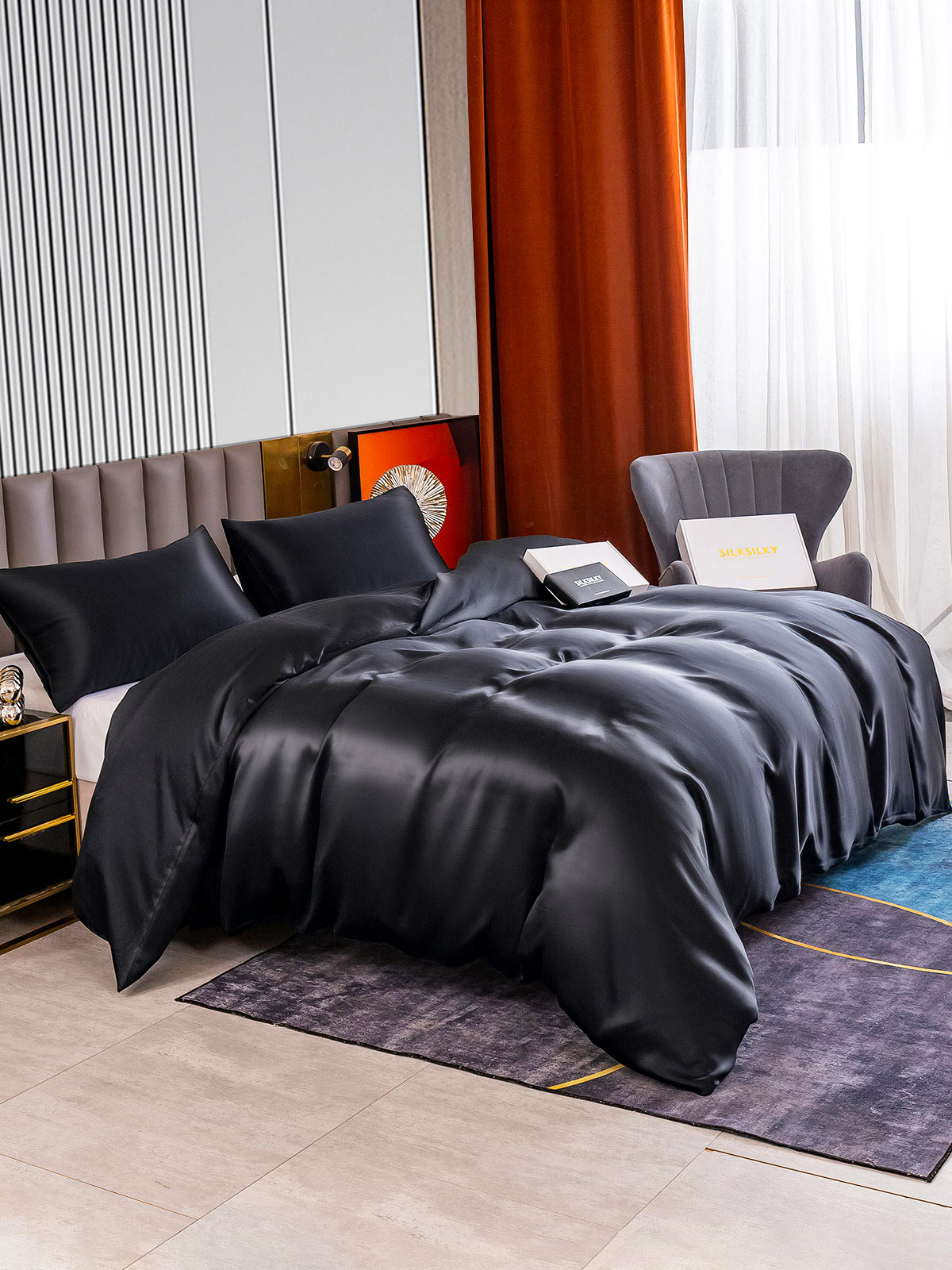 [Sort] SilkSilky-DK 22Momme Bedding Set 004