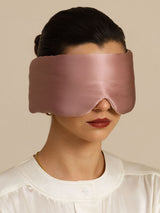 [BlegMauve+LysPink] SilkSilky-DK Øjenmaske 007