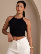 [Sort] SilkSilky-DK Sleeveless Crew Neck Camisole Top 003