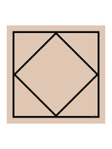 [Beige Firkant] SilkSilky-DK Scarf 001