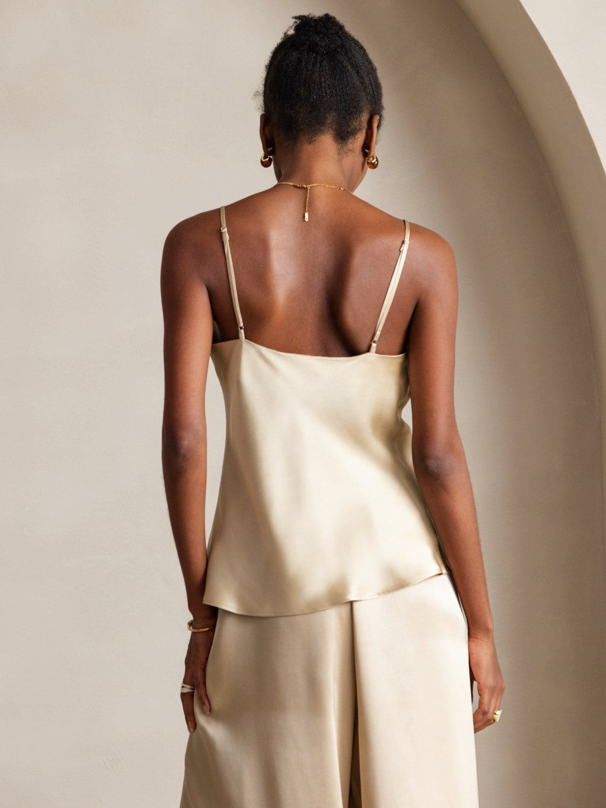 [Champagne] SilkSilky-DK Camisoles 002