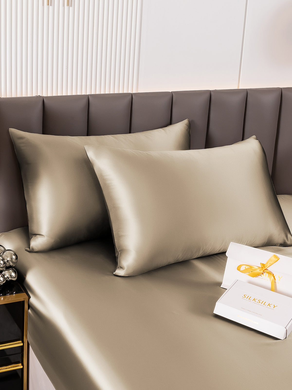 [Kaki] SilkSilky-DK 19Momme Pillowcase 003