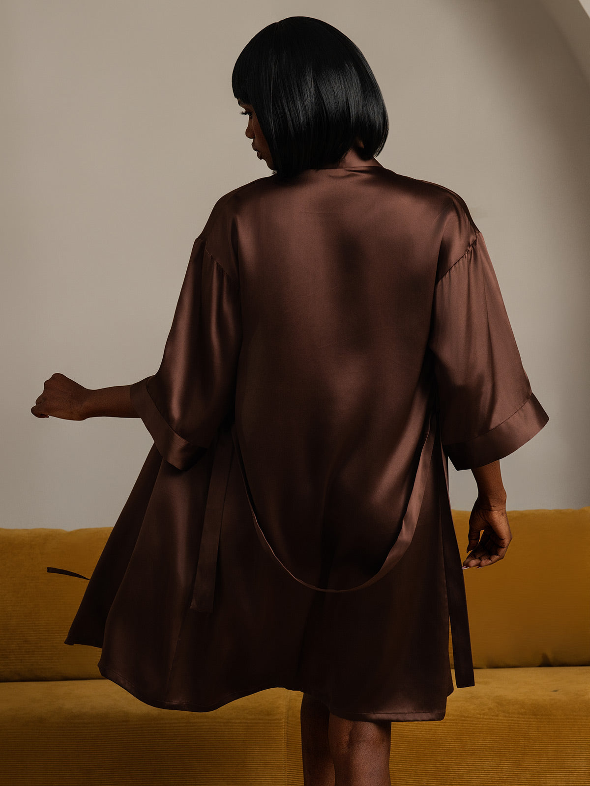 [Kaffe] SilkSilky-DK Womens Robe 002