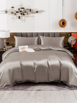 [Grå] SilkSilky-DK 19Momme Bedding Set 001