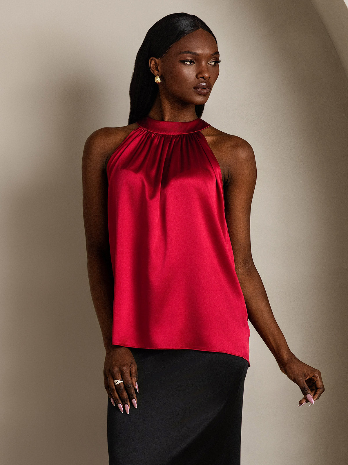 [Vin] SilkSilky-DK 19Momme Silke Womens T-Shirt 006
