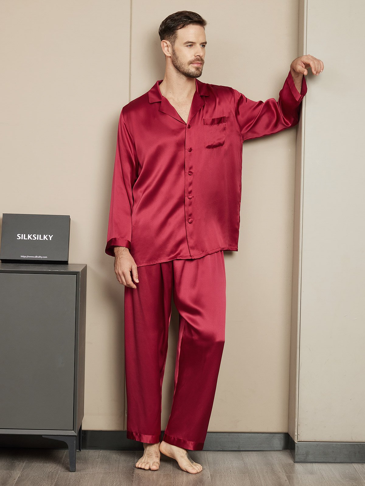 [Vin] SilkSilky-DK Mens Pajamas 004
