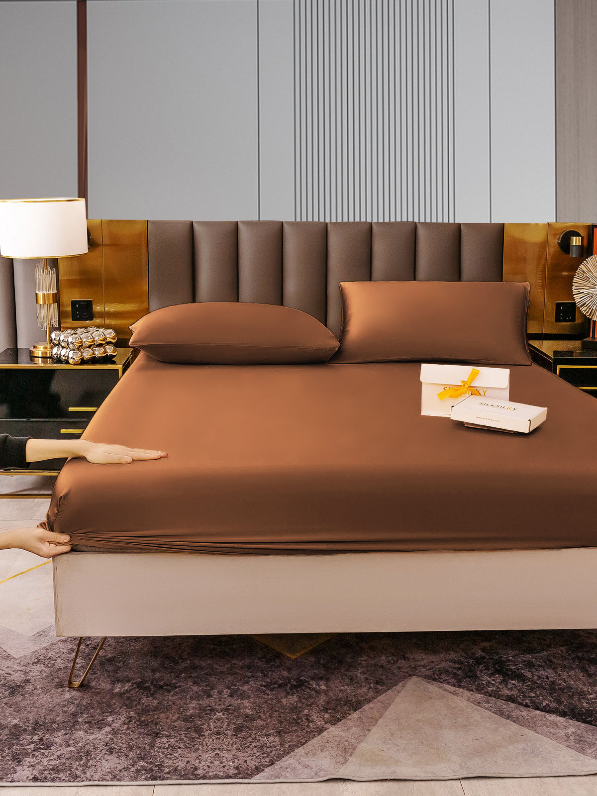 [Kaffe] SilkSilky-DK 22Momme Bedding Set 004