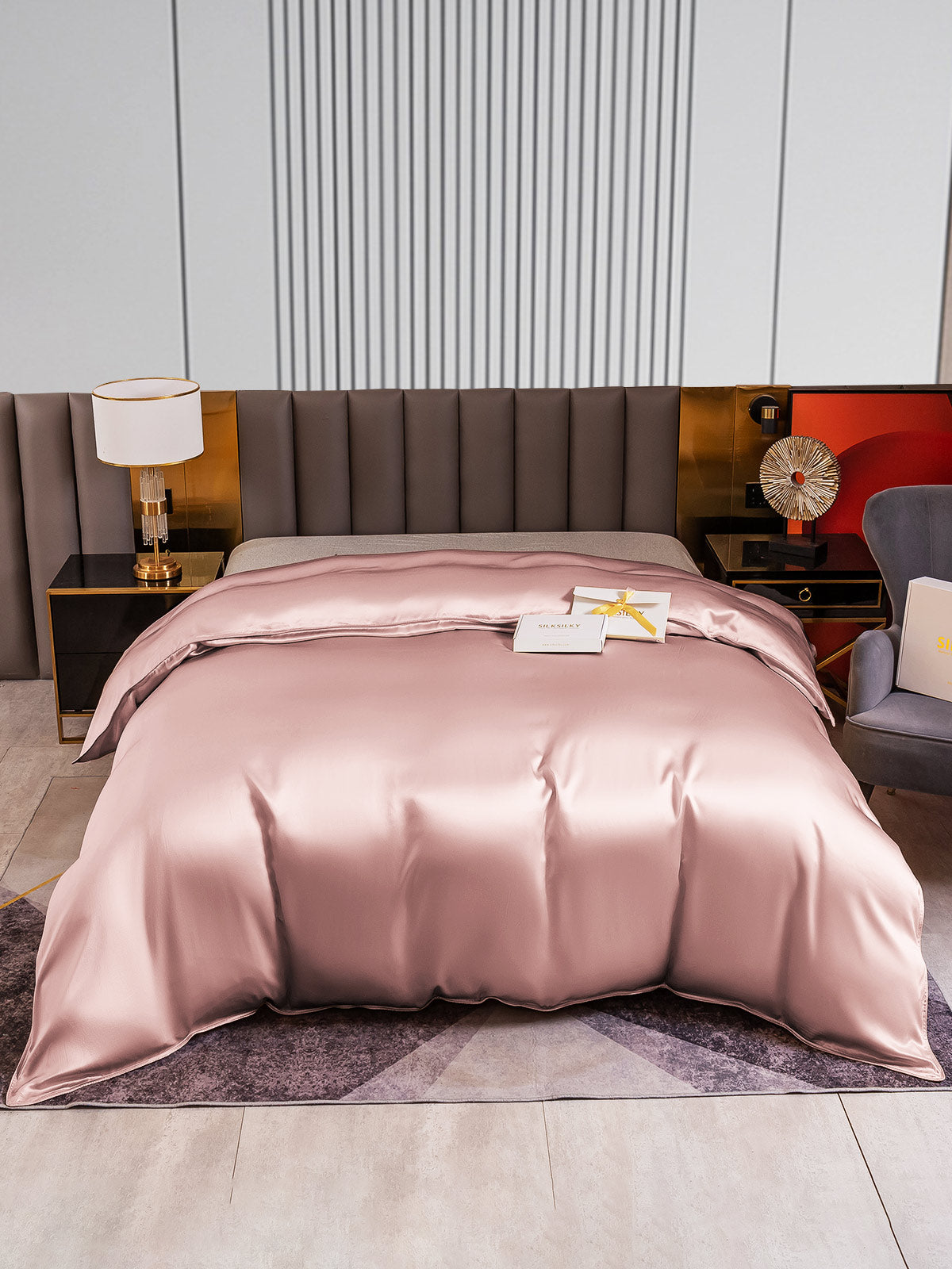 [Bleg Mauve] SilkSilky-DK 22Momme Duvet Cover 001