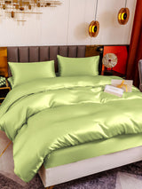 [Mintgrøn] SilkSilky-DK 19Momme Bedding Set 001