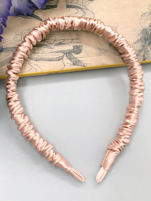 [Lyserød] SilkSilky-DK 19Momme Pure Silk Scrunchie 003