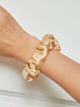 [Champagne] SilkSilky-DK Scrunchie 001