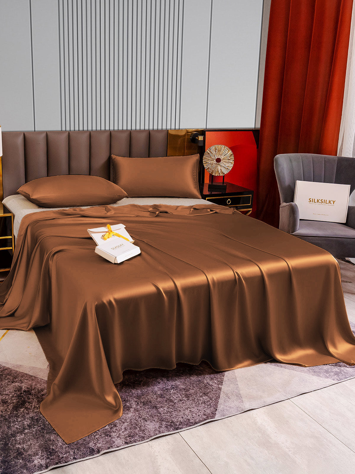 [Kaffe] SilkSilky-DK 22Momme Bedding Set 004