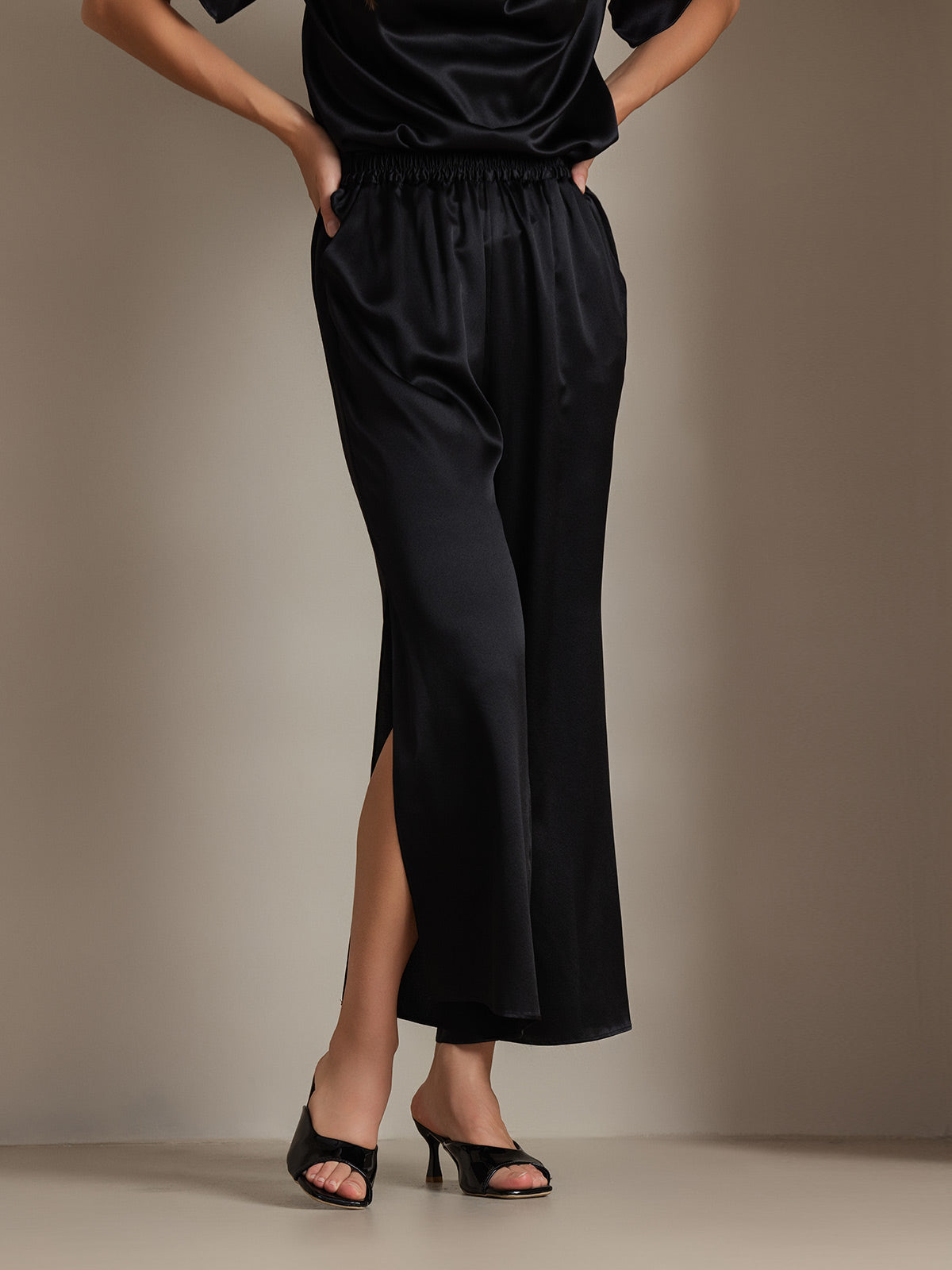 [Sort] SilkSilky-DK 19Momme Silke Womens Pants 004