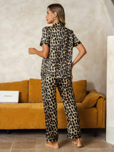 [Leopard] SilkSilky-DK Silke Womens Pajamas 002