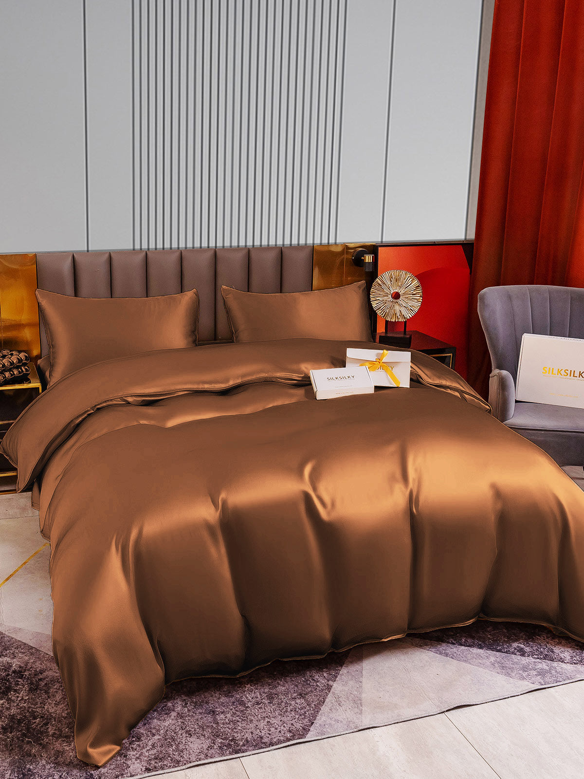 [Kaffe] SilkSilky-DK 22Momme Bedding Set 003