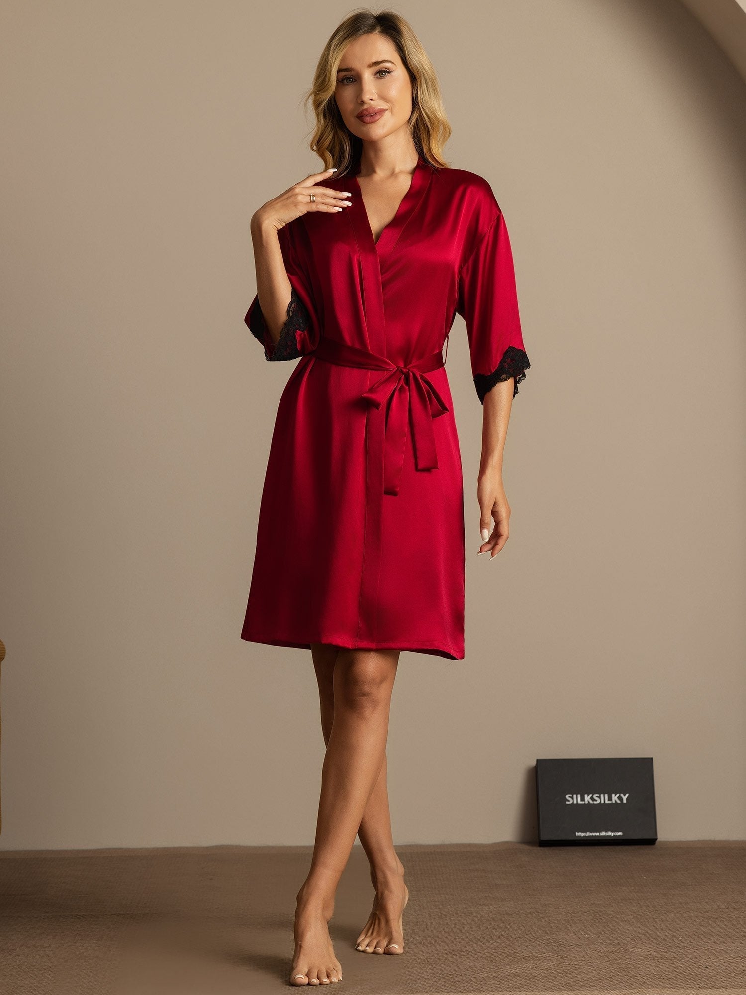 [Vin] SilkSilky-DK Silke Womens Robe 003