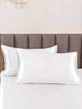 SilkSilky-DK 19Momme Pillowcase Hvid 003