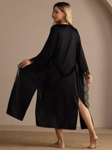 [Sort] SilkSilky-DK 3/4 Sleeve Womens Robe 002