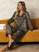[Leopard] SilkSilky-DK Dame Pyjamas 001