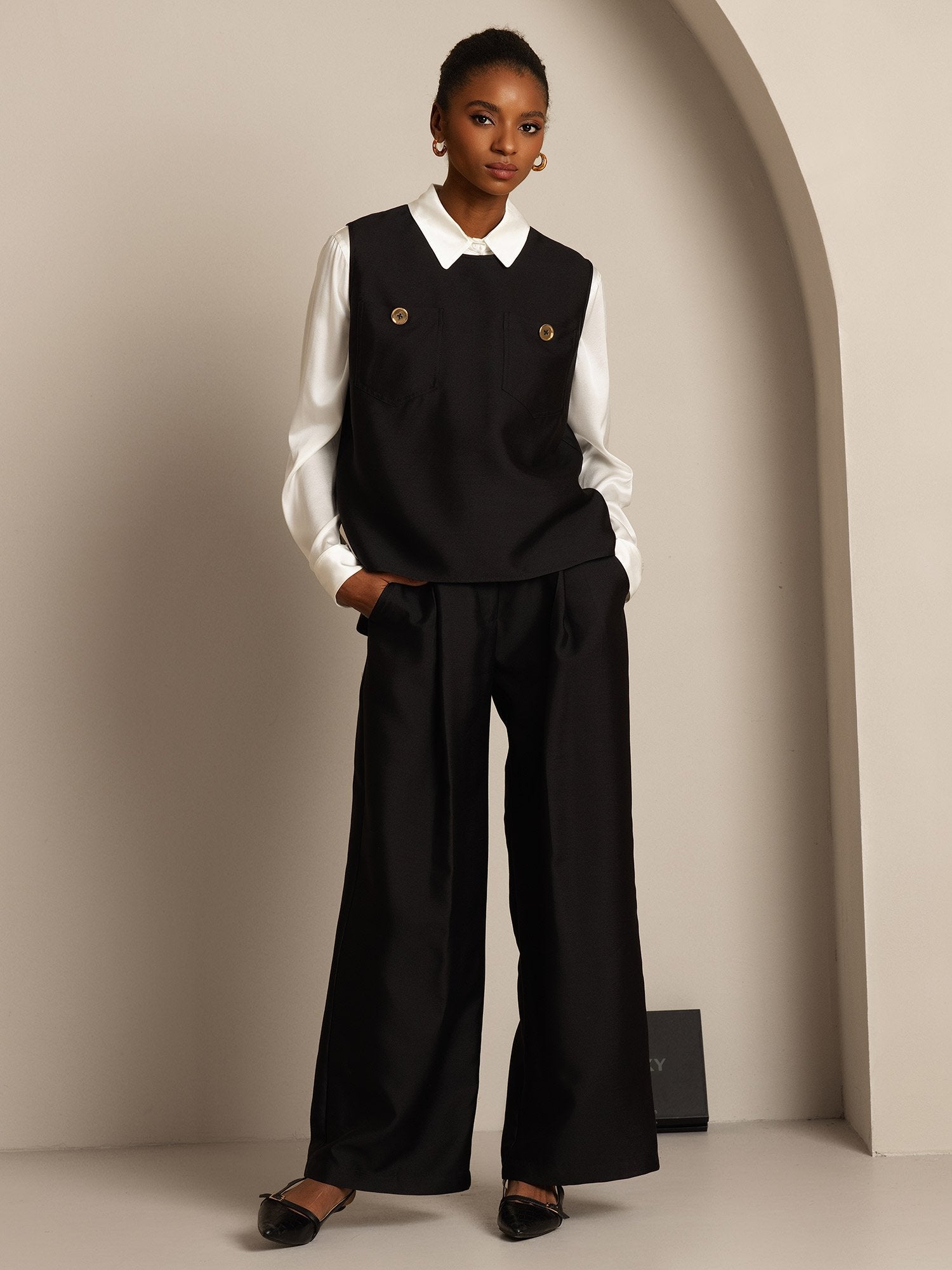 [Sort] SilkSilky-DK 32Momme Silke Womens Vest 003,