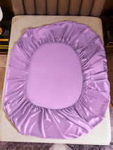 [Lavendel] SilkSilky-DK 19Momme Sengesæt 005