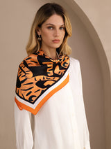 [Sort Tiger] SilkSilky-DK Scarf 004