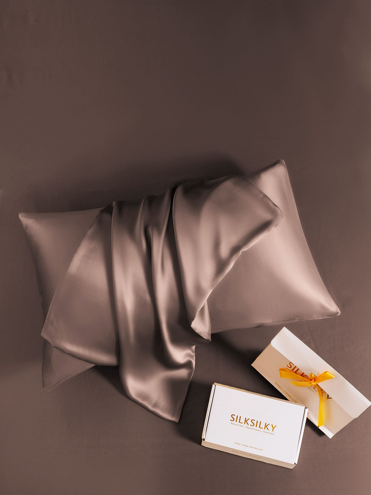 [Brun] SilkSilky-DK 19Momme Pillowcase 005