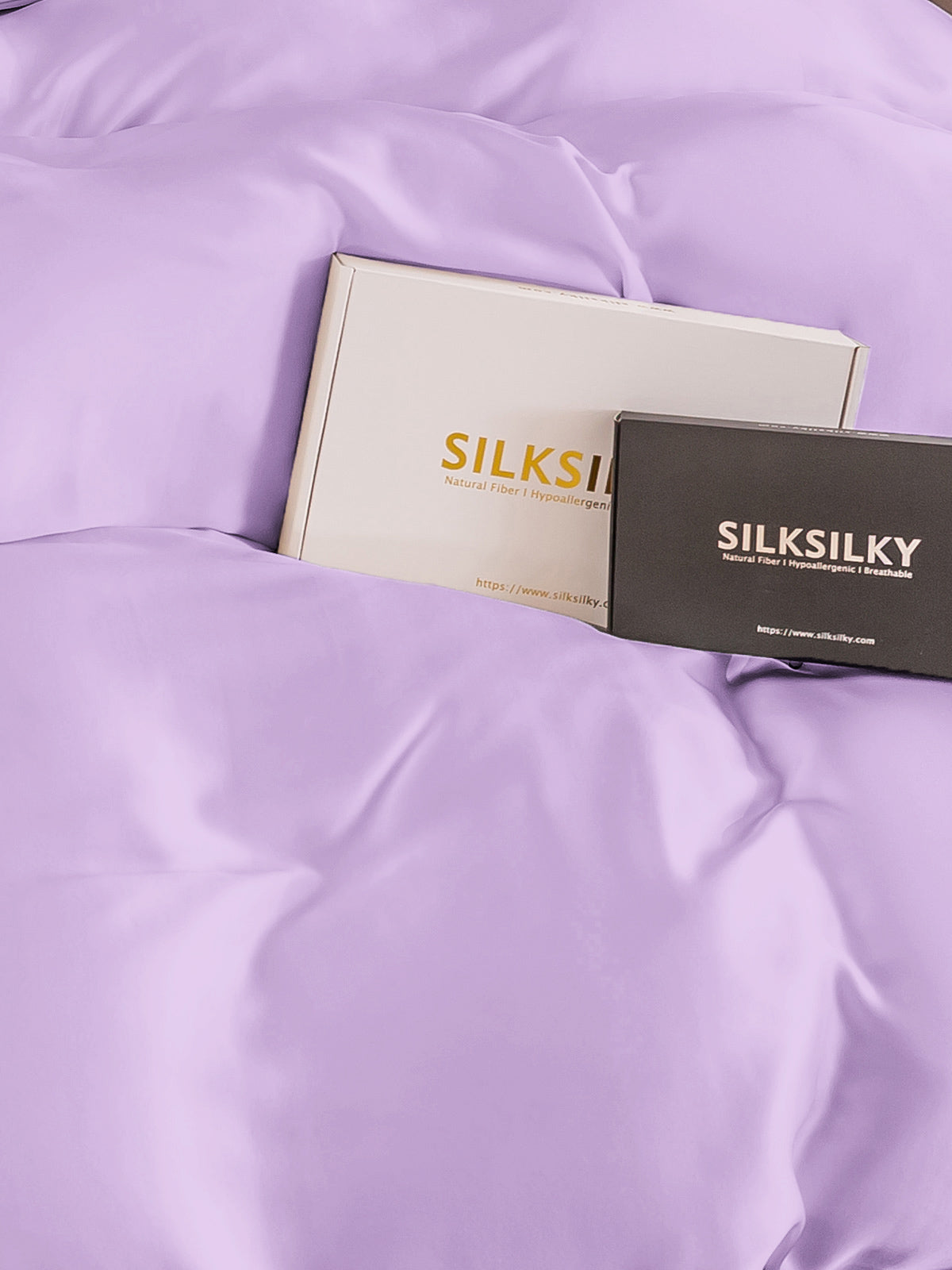 [Lavendel] SilkSilky-DK 19Momme Duvet Cover 004