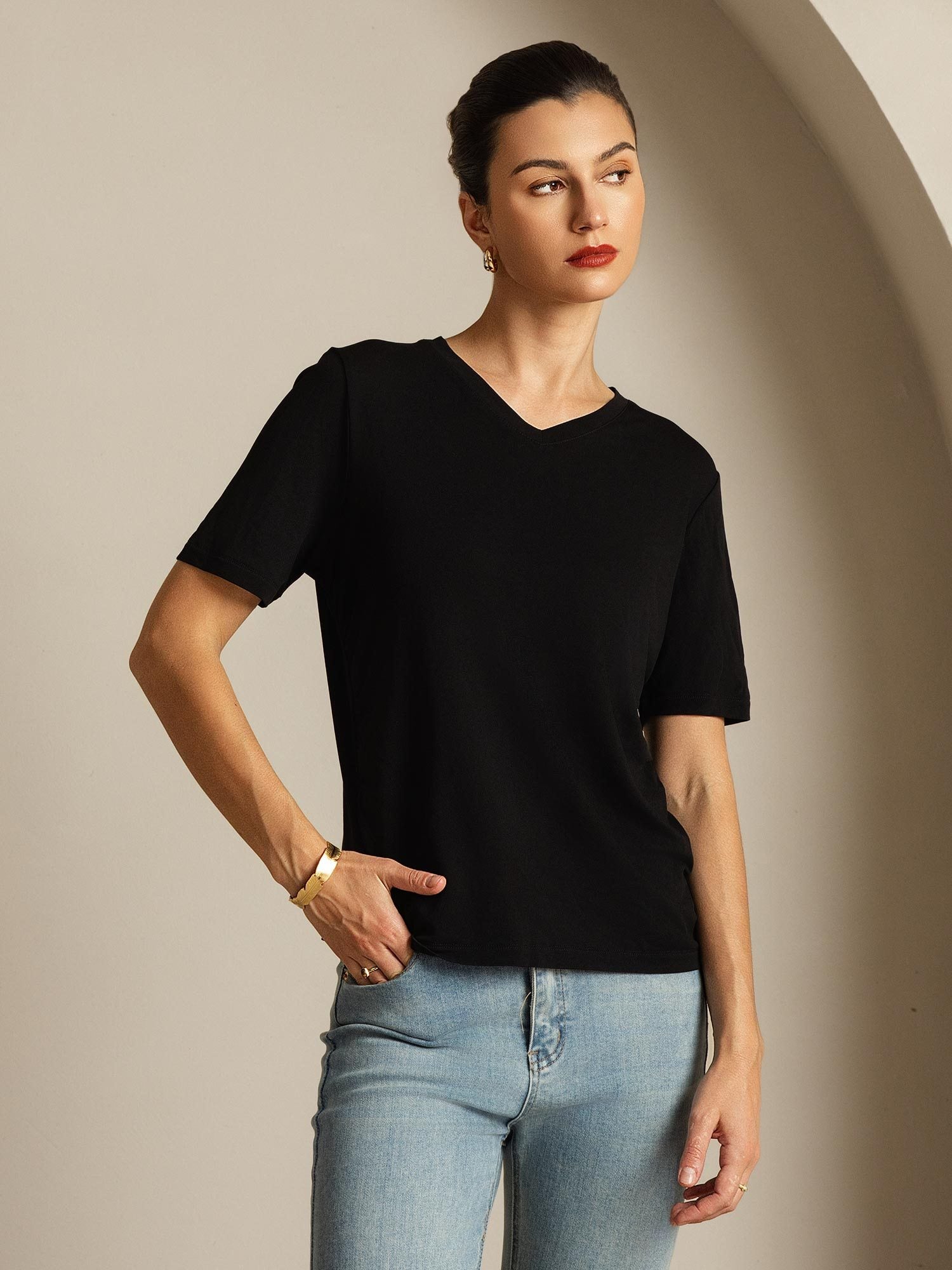 [Sort] SilkSilky-DK Silke Womens T-Shirt 007