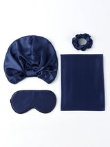 [Mørkeblå] SilkSilky-DK 19Momme Pure Silk Pillowcase Set 003