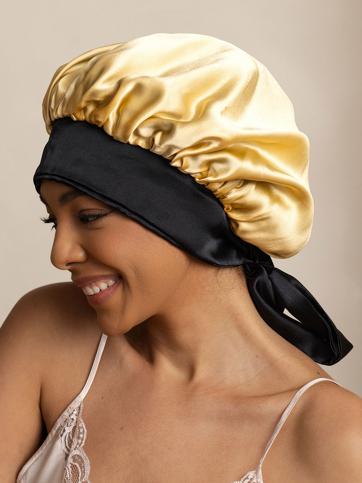 SilkSilky-DK Sleep Cap Champagne 005