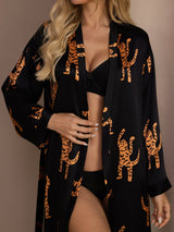 [Sort Tiger] SilkSilky-DK Long Sleeve Womens Robe 004